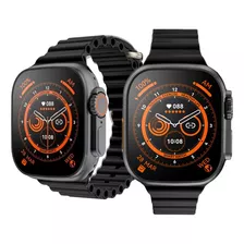 Relogio Smartwatch Ultra Series 8 Tela 49mm Android E Ios Cor Da Caixa Preto Cor Da Pulseira Preto Cor Do Bisel Preto Desenho Da Pulseira Aerado