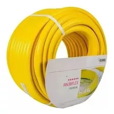 Manguera Mallada Raubiflex Premiun Alta Presion 3/4 X 50mts Color Amarillo