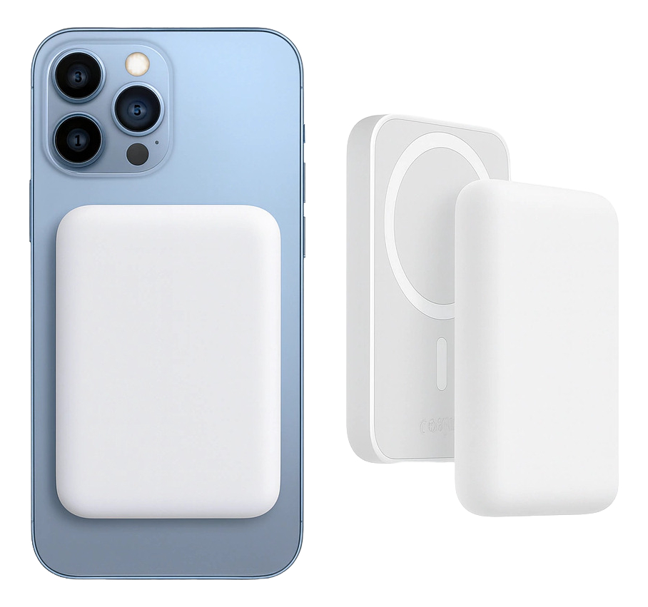 Cargador Batería Inalámbrica Para iPhone Battery Pack Blanco