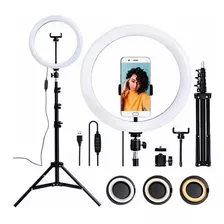 Kit Tripe E Ring Light 26cm Led Luz P/ Tirar Foto Maquiagem