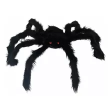 Aranha Veludo Pêlos Gigante Brinquedo Halloween Terror