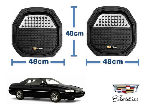 Tapetes 4pz Charola 3d Logo Cadillac Eldorado 1992 A 2002 Foto 3