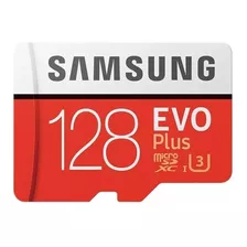 Tarjeta De Memoria Samsung Mb-mc128ga/apc Evo Plus Con Adaptador Sd 128gb