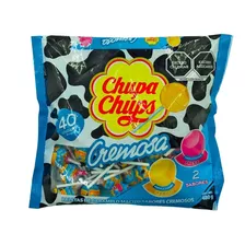 Chupa Chups Paleta Yogurt Sabor Fresa Y Mango Dulce 40 Pieza