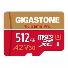 Gigastone Tarjeta Micro Sd De 256 Gb, 4k Game Pro Para Gopro