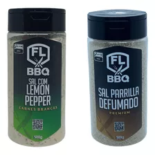 Kit Sal De Parrilla Lemon Pepper E Defumado Flbbq