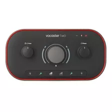 Focusrite Vocaster Two Interface De Audio Podcast Gaming Color Negro