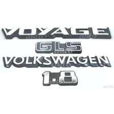 Emblemas Voyage Gls Volkswagen 1.8 - 1987 À 1990