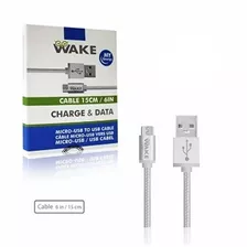 Cable Wake Micro Usb Metal White 15cm Samsung 