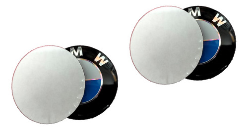 Foto de Emblema Bmw Para Motocicletas Costado Redondo Set X2 56mm