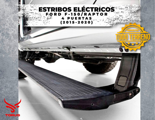 Estribos Elctrico F150 Doble Cabina Raptor 2015-2017 Foto 6