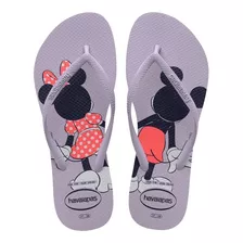 Chinelo Havaianas Feminina Slim Disney Mickey E Minnie