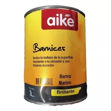 Barniz Marino Brillante Para Madera Mueble De Aike X 1 Litro