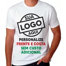 6 Camiset Personalizada Logo Estampa Aniversari Foto Empresa