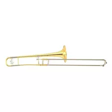 Trombone Tenor Ysl 354 E Laqueado Dourado Com Case Yamaha