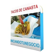 Kit Imprimible - Negocio De Tacos De Canasta - Recetario