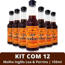 Molho Inglês Lea & Perrins Worcestershire 500ml - Kit C/ 12u