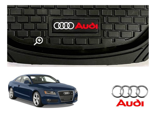 Tapetes 3d Logo Audi + Cubre Volante A5 2008 A 2014 2015 Foto 7