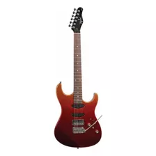 Guitarra Elétrica Tagima Brasil Stella H3 De Cedro Fade Metallic Orange Metálico Com Diapasão De Pau Ferro