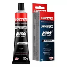 Cola Silicone Maxx Alta Temperatura 80g Preto Loctite