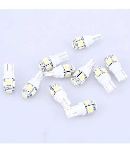 2x Foco Canbus T10 5 Smd 5050 Blanco 6k W5w W3w Error Free Foto 6