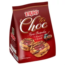 Galletitas Dulces Tri Choc Trio Pepas Membrillo C/ Chocolate