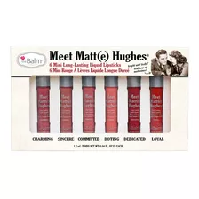 The Balm Set De Labiales Mini Meet Matte Hughes Vol.1