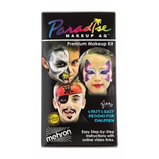 Kit De Pintura Facial Para Niños Paradise Premium