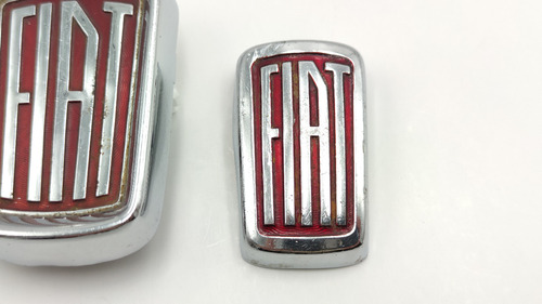 Emblemas Fiat 1100 Parrilla Y Cofre Originales Auto Clasico Foto 3