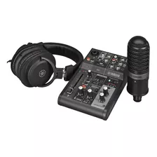 Mixer Consola Yamaha Ag03 Mk2 Pack Streaming Podcast 