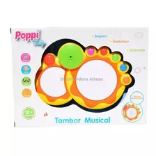 Tambor Musical Con Luces Y Sonidos En Caja Poppi Baby