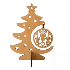 Arbol De Navidad Pinito Fibrofacil Mdf 20cm X 10 Unidades