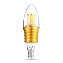 Ampolletas Led Tipo Vela 9w E14 Luz Calida Y Fria Color De La Luz Blanco Cálido