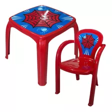 Kit Mesinha E 1 Cadeira Poltrona Infantil Plástica Arqplast