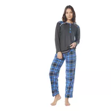 Pijama Conjunto De Mujer De Invierno Maxima Calidad Algodon 