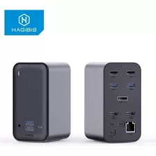 Hagibis Docking Station Usb C 4k 60hz Tela Tripla Macbook