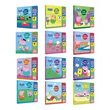 Kit X 12 Libros Con Sonido Peppa Pig Lic.oficial Tapa Dura 