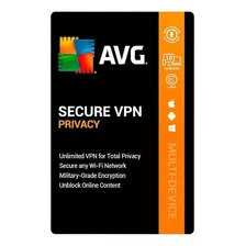 Avg Secure Vpn 1 Dispositivo 1 Año