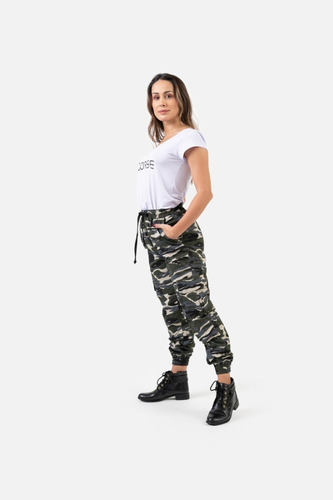 Calça Corse Jogger Militar Feminina Com Kevlar