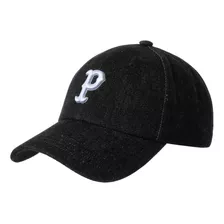 Gorro De Baseball De Mezclilla Clasica Negro - Miniso