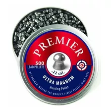 Cúpulas Crosman Premier Pellets, 0,22-calibre, 500 Conde.