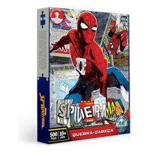 Quebra Cabeça Puzzle Homem Aranha Spiderman 500p Game Office