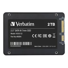 Disco Interno Ssd 2tb Verbatim Vi550 Sata Iii 2.5 