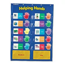 Learning Resources Helping Hands Pocket Chart, Organizador