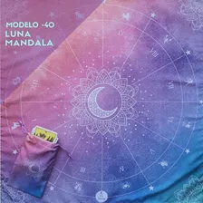 Paño Tarot + Bolsa (para Cartas) - Luna Mandala