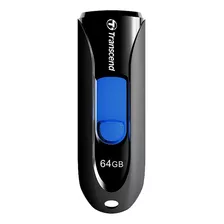 Pendrive Usb 3.0 De 64 Gb Transcend Jetflash 790 Negro