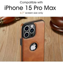 Funda Diseñada Para iPhone 15 Pro Max, De Piel Vegana, Del