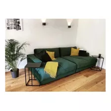 Sillón Sofá Aina 3 Cuerpos 200cm Tela Velvet