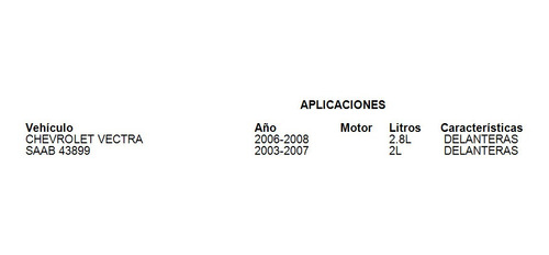 Balatas Delanteras Saab 43899 2005 2.0l Brembo Foto 3