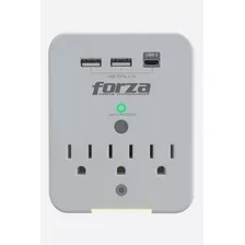 Regulador De Voltaje 1875w Usb Usb-c Forza Fwt-331usbc